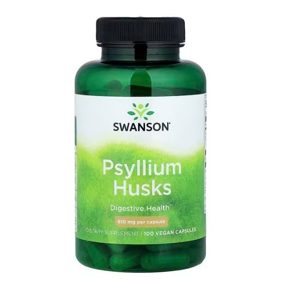 Psyllium Husks, 610mg, 100 caps, Swanson - Vitax.ro