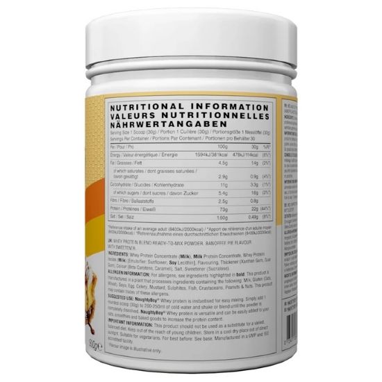Advanced Whey, Banoffee Pie, 900g, Naughty Boy - Vitax.ro