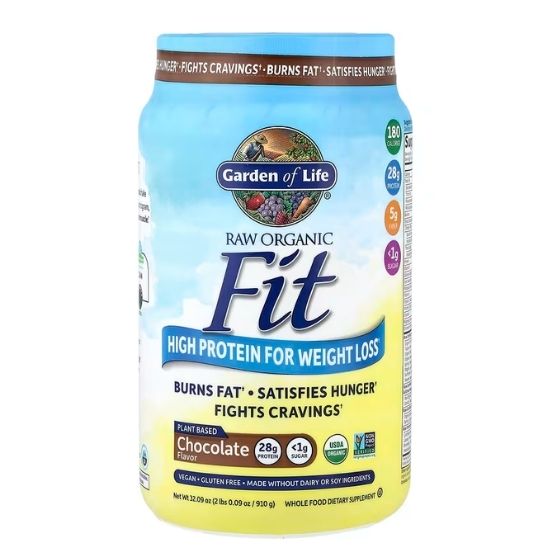 Raw Organic Fit, Chocolate, 910g, Garden of Life - Vitax.ro