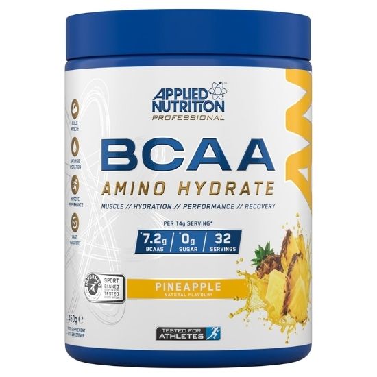 BCAA Amino-Hydrate, Pineapple, 450g, Applied Nutrition - Vitax.ro