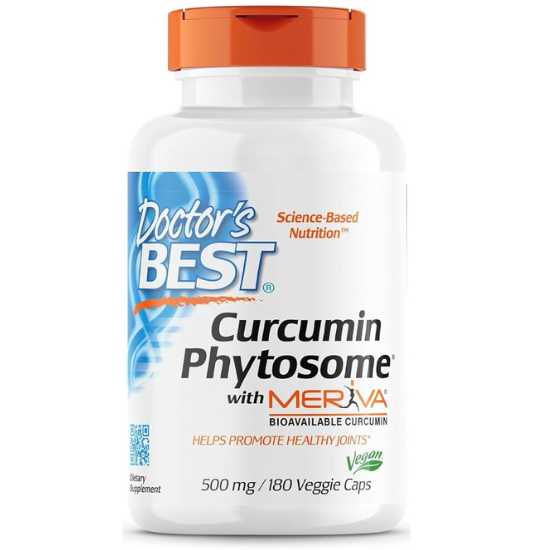 Curcumin Phytosome cu Meriva, 500mg, 180 vcaps, Doctor's Best