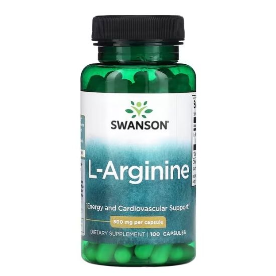 L-Arginine, 500mg, 100 caps, Swanson - Vitax.ro