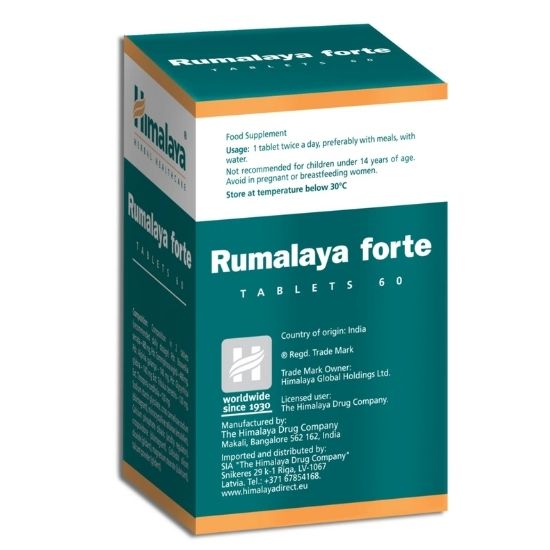 Rumalaya Forte (Afectiuni Reumatice), 60 tb, Himalaya Herbal - Vitax.ro