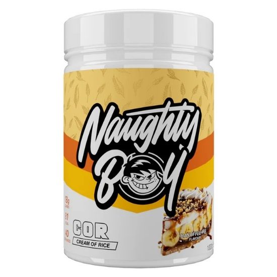 Cream of Rice, Banoffee Pie, 1000g, Naughty Boy - Vitax.ro