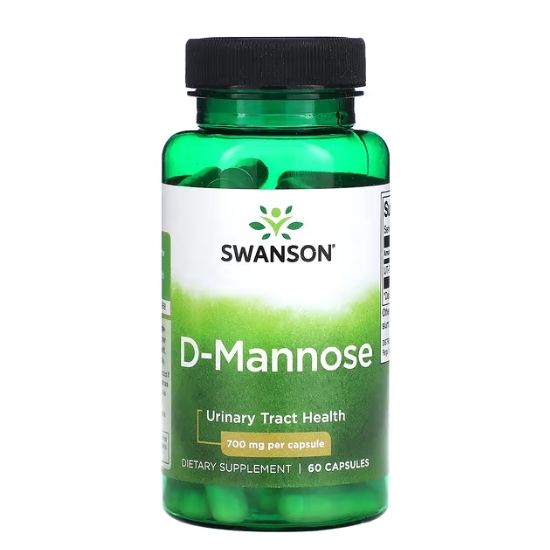 D-Mannose, 700mg, 60 caps, Swanson - Vitax.ro
