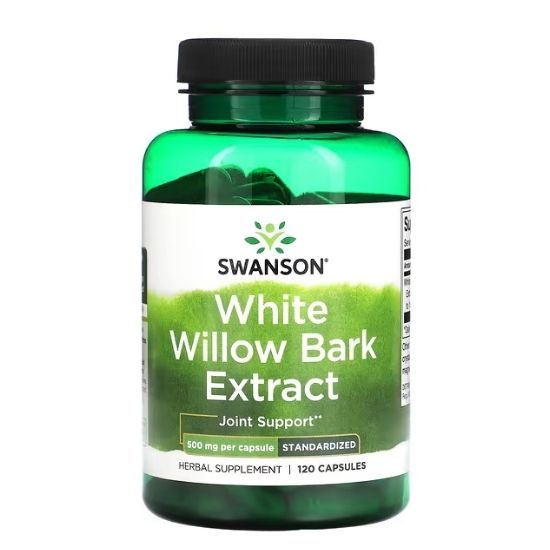 White Willow Bark Extract, 500mg, 120 caps, Swanson - Vitax.ro