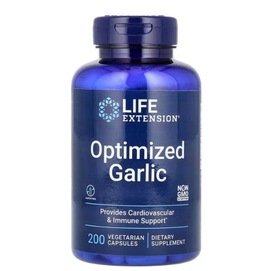 Optimized Garlic, 200 vcaps, Life Extension - Vitax.ro