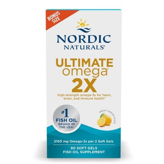 Ultimate Omega 2X, 2150mg, Lemon, 90 softgels, Nordic Naturals - Vitax.ro