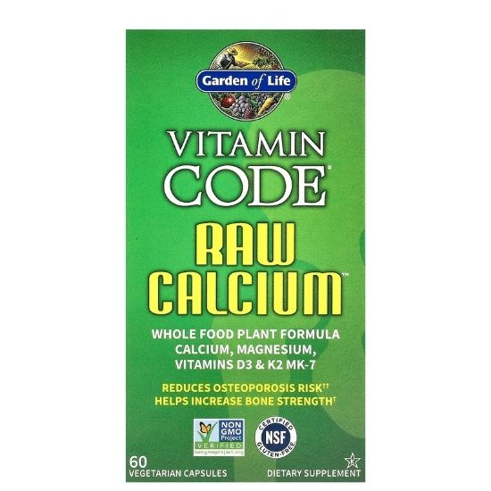Vitamin Code Raw Calcium, 60 vcaps, Garden of Life - Vitax.ro