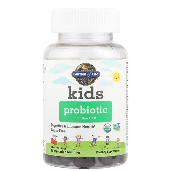 Kids Probiotic, 3 Billion CFU (Cherry), 30 gummies, Garden of Life - Vitax.ro