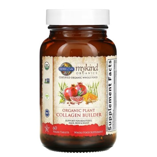 Mykind Organics Organic Plant Collagen Builder, 60 vegan tabs, Garden of Life - Vitax.ro
