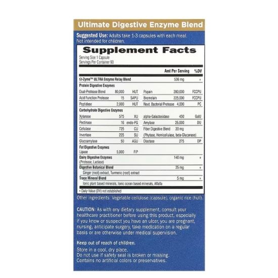 Omega Zyme Ultra, 90 vcaps, Garden of Life - Vitax.ro