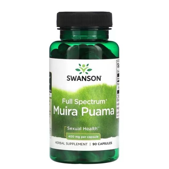 Full Spectrum Muira Puama, 400mg, 90 caps, Swanson - Vitax.ro