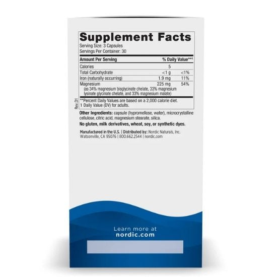 Magnesium Complex, 90 caps, Nordic Naturals - Vitax.ro