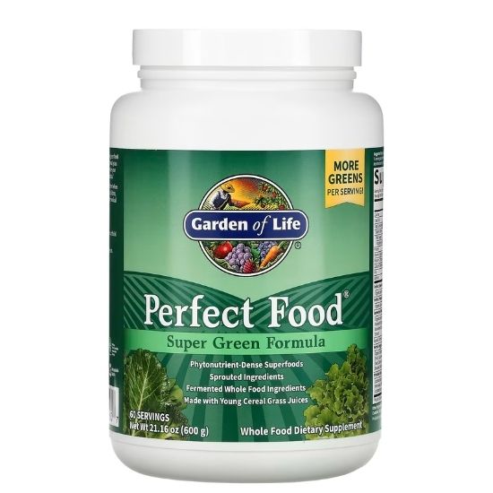 Perfect Food Super Green Formula, Powder, 600g, Garden of Life - Vitax.ro