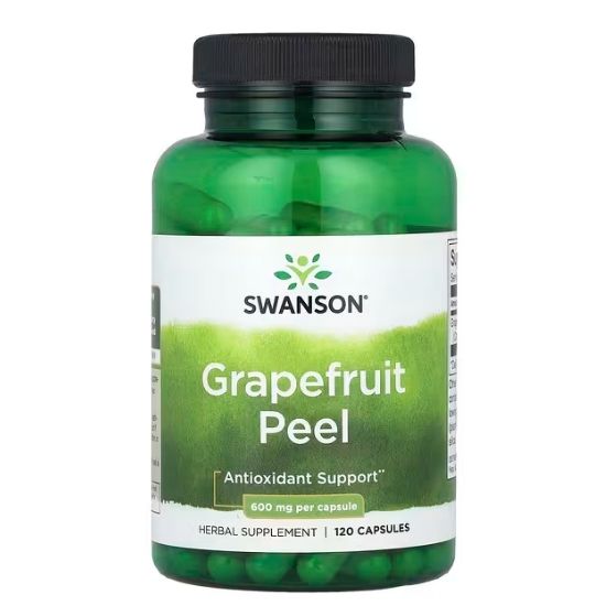 Grapefruit Peel, 600mg, 120 caps, Swanson - Vitax.ro