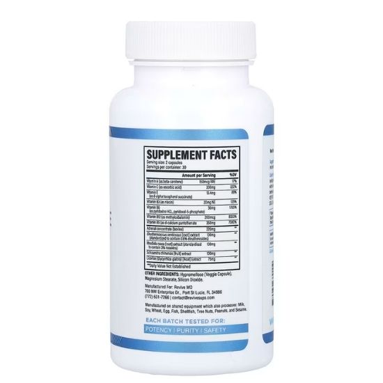 AdrenalCore, 60 vcaps, Revive - Vitax.ro