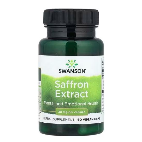 Saffron Extract, 60 vcaps, Swanson - Vitax.ro