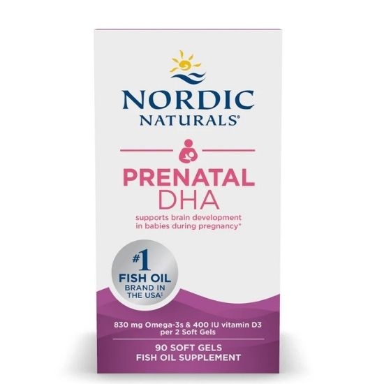 Prenatal DHA Fish Oil, 90 softgels, Nordic Naturals - Vitax.ro