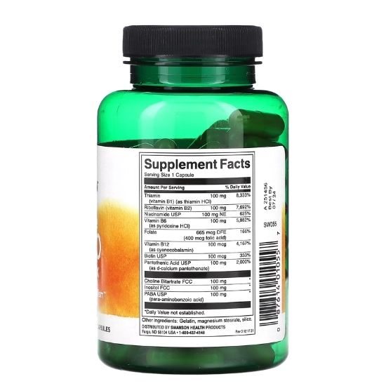 Balance B-100 Complex, 100 caps, Swanson - Vitax.ro