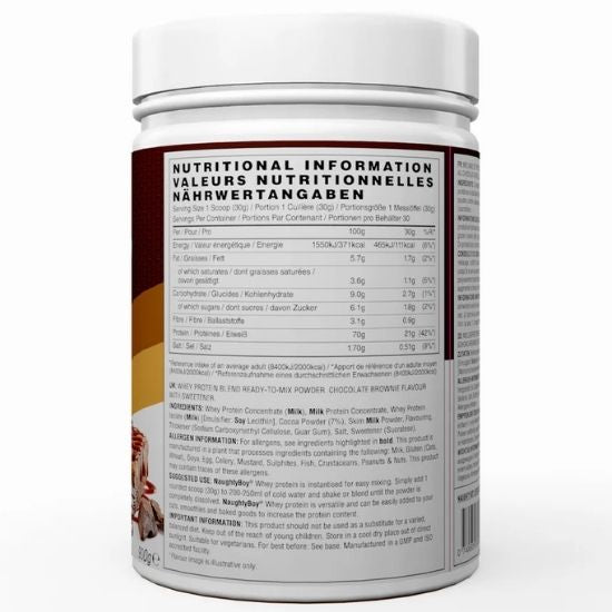 Advanced Whey, Chocolate Brownie, 900g, Naughty Boy - Vitax.ro