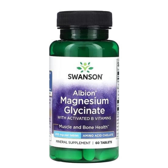 Albion Chelated TRS Magnesium, 60 tabs, Swanson - Vitax.ro