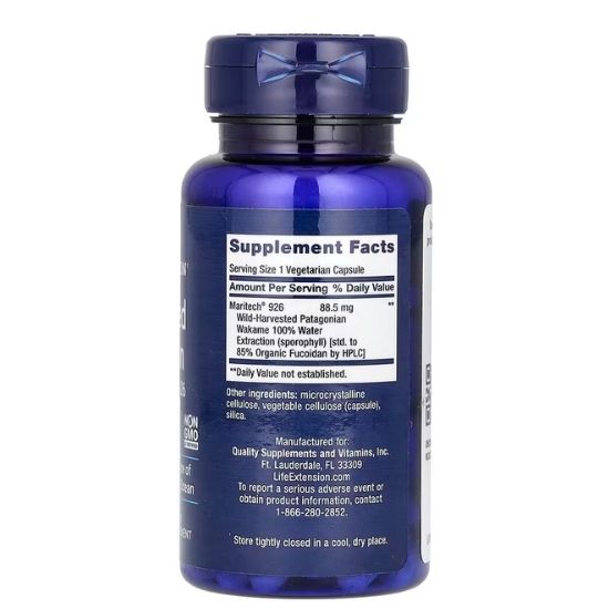 Optimized Fucoidan cu Maritech 926, 60 vcaps, Life Extension - Vitax.ro