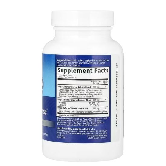 Fungal Defense, 84 vcaps, Garden of Life - Vitax.ro