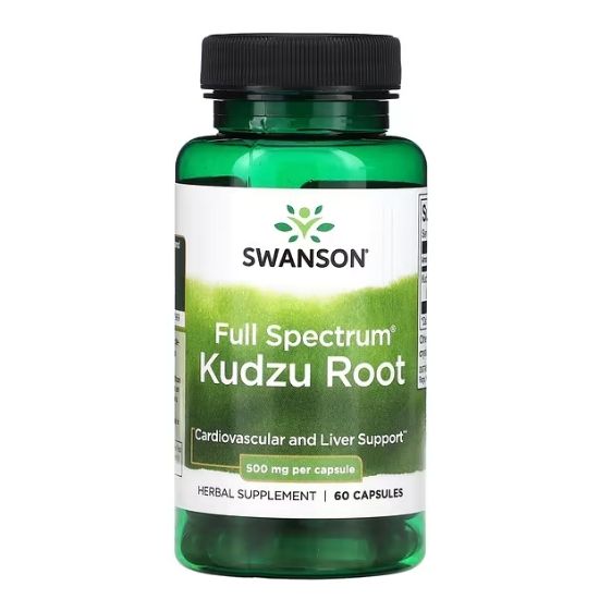 Kudzu Root, 500mg, 60 caps, Swanson - Vitax.ro
