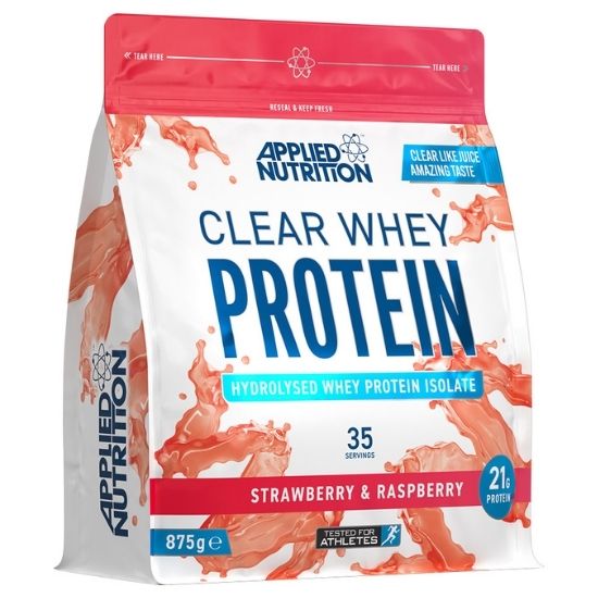 Clear Whey Protein, Strawberry & Raspberry, 875g, Applied Nutrition - Vitax.ro