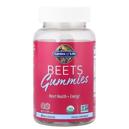 Beets Gummies, Raspberry, 60 gummies, Garden of Life - Vitax.ro
