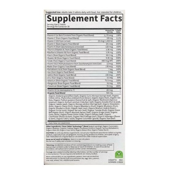 Mykind Organics Women's Multi, 60 vegan tabs, Garden of Life - Vitax.ro