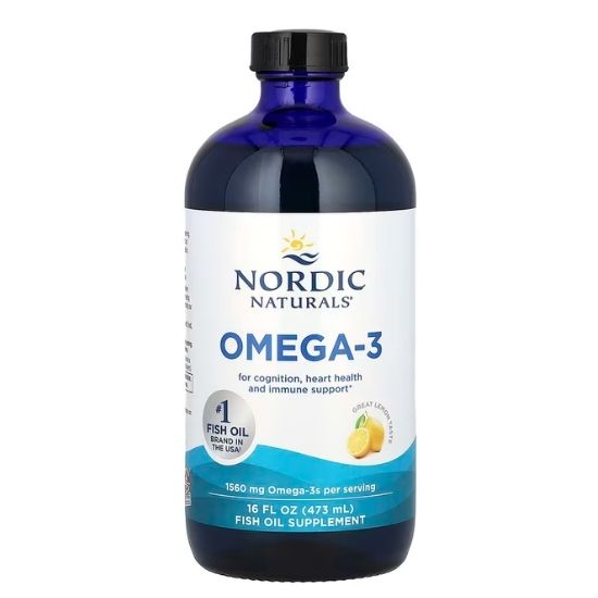 Omega-3, 1560mg Lemon, 473 ml, Nordic Naturals - Vitax.ro