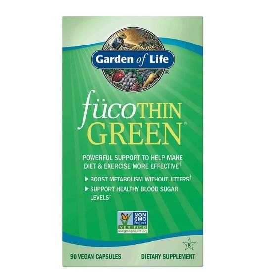 FucoThin Green, 90 vcaps, Garden of Life - Vitax.ro