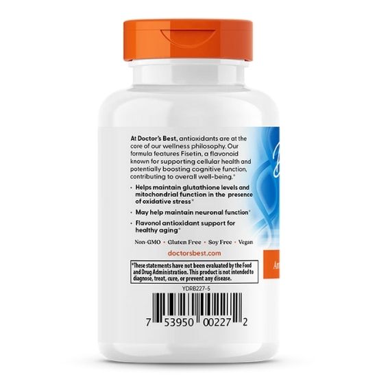 Fisetin cu Novusetin, 100mg, 30 vcaps, Doctor's Best - Vitax.ro