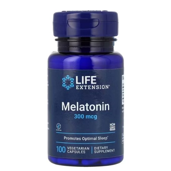 Melatonin, 300mcg, 100 vcaps, Life Extension - Vitax.ro