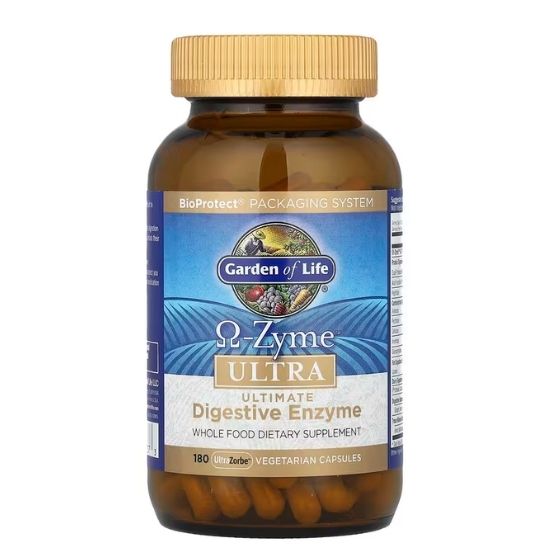 Omega Zyme Ultra, 180 vcaps, Garden of Life - Vitax.ro