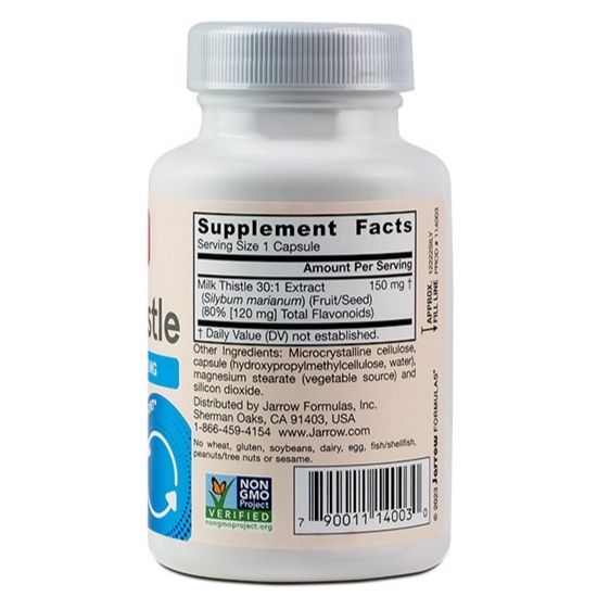 Milk Thistle, 150mg, 100 vcaps, Jarrow Formulas - Vitax.ro