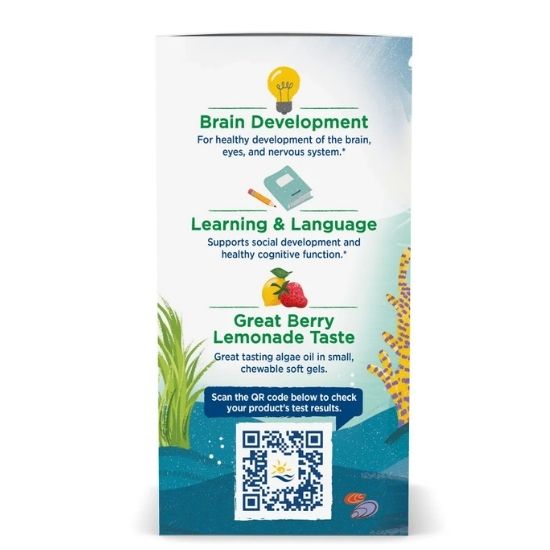 Children's DHA, Berry Lemonade, 120 chewables, Nordic Naturals - Vitax.ro