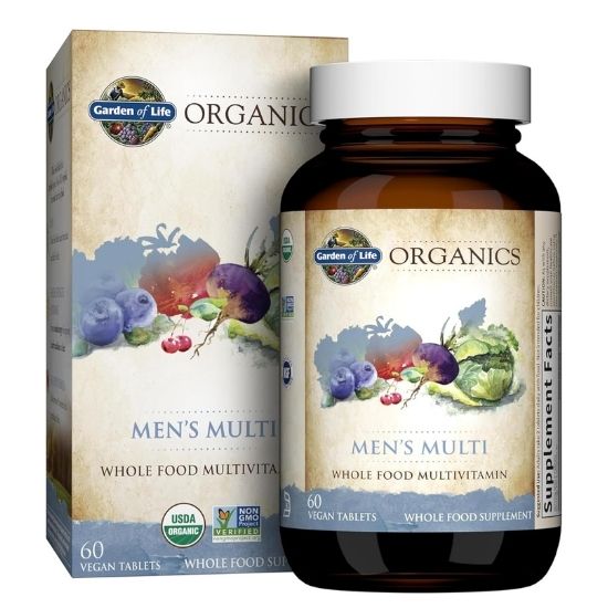 Mykind Organics Men's Multi, 60 vegan tabs, Garden of Life - Vitax.ro