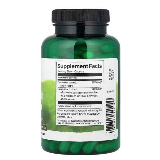 Boswellia Serrata, 500mg, 120 caps, Swanson - Vitax.ro