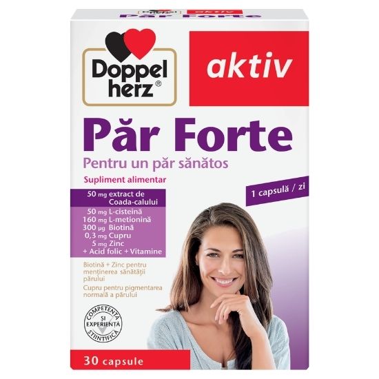 Par Forte - vitamine pentru par, 30 capsule, Doppelherz - Vitax.ro