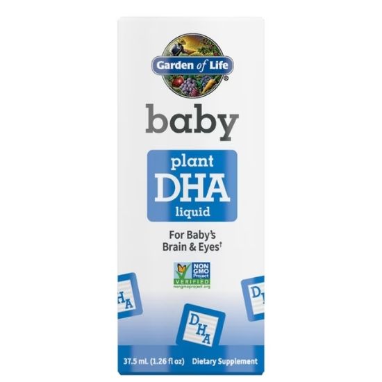Baby Plant DHA Liquid, 37.5 ml, Garden of Life - Vitax.ro