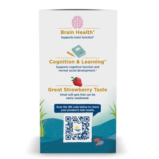 Ultimate Omega Fish Oil TEEN, Strawberry, 60 mini softgels, Nordic Naturals - Vitax.ro