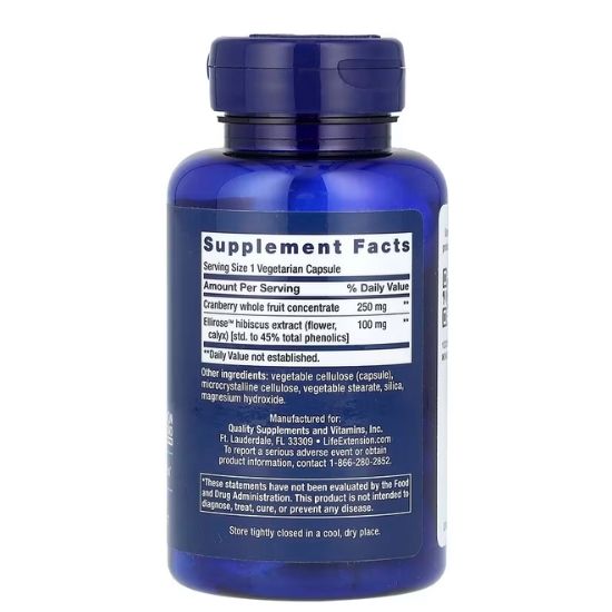 Optimized Cran-Max, 60 vcaps, Life Extension - Vitax.ro