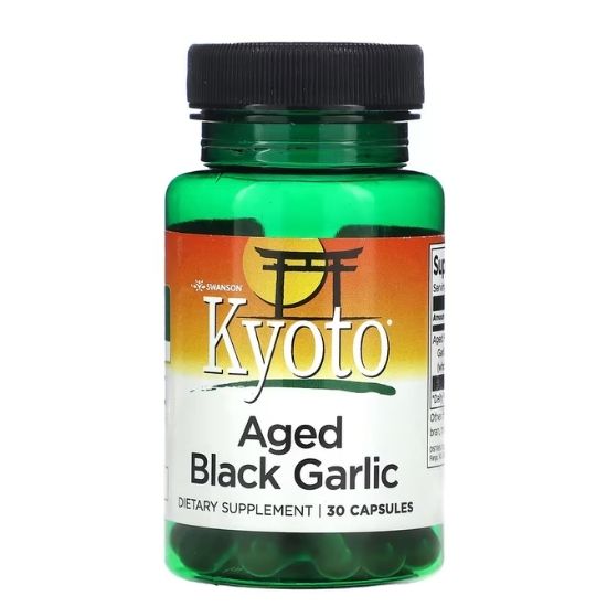 Aged Black Garlic, 30 caps, Swanson - Vitax.ro