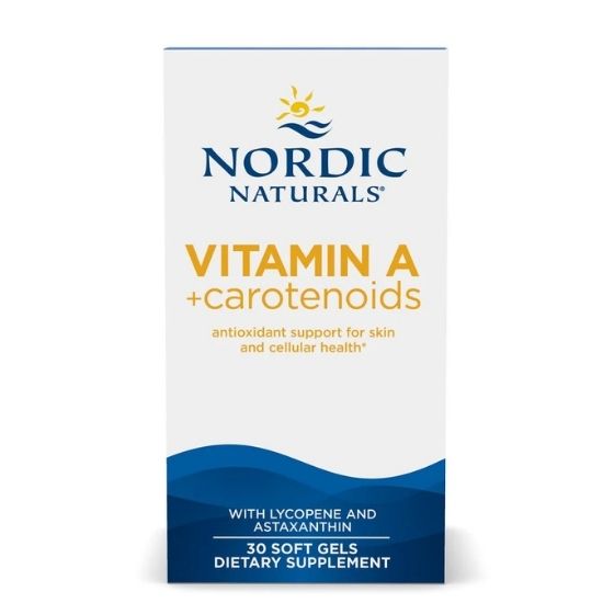 Vitamin A + Carotenoids, 30 softgels, Nordic Naturals - Vitax.ro