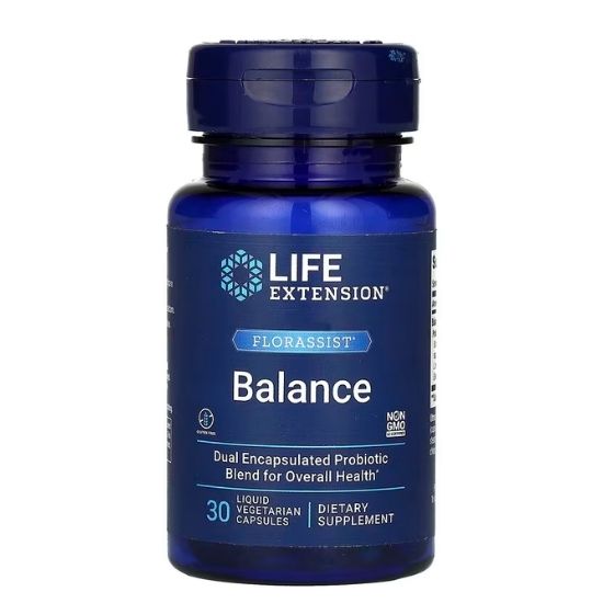 Florassist Balance, 30 liquid vcaps, Life Extension - Vitax.ro