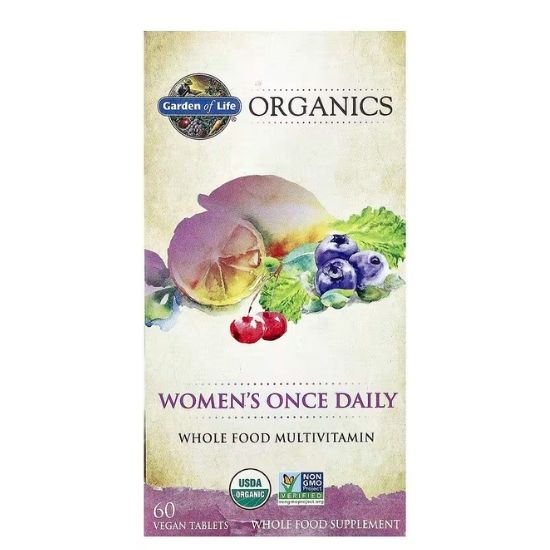 Mykind Organics Women's Once Daily, 60 vegan tabs, Garden of Life - Vitax.ro