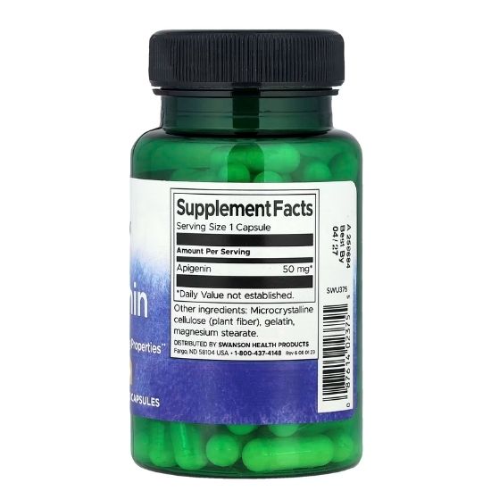 Apigenin, 50mg, 90 caps, Swanson - Vitax.ro